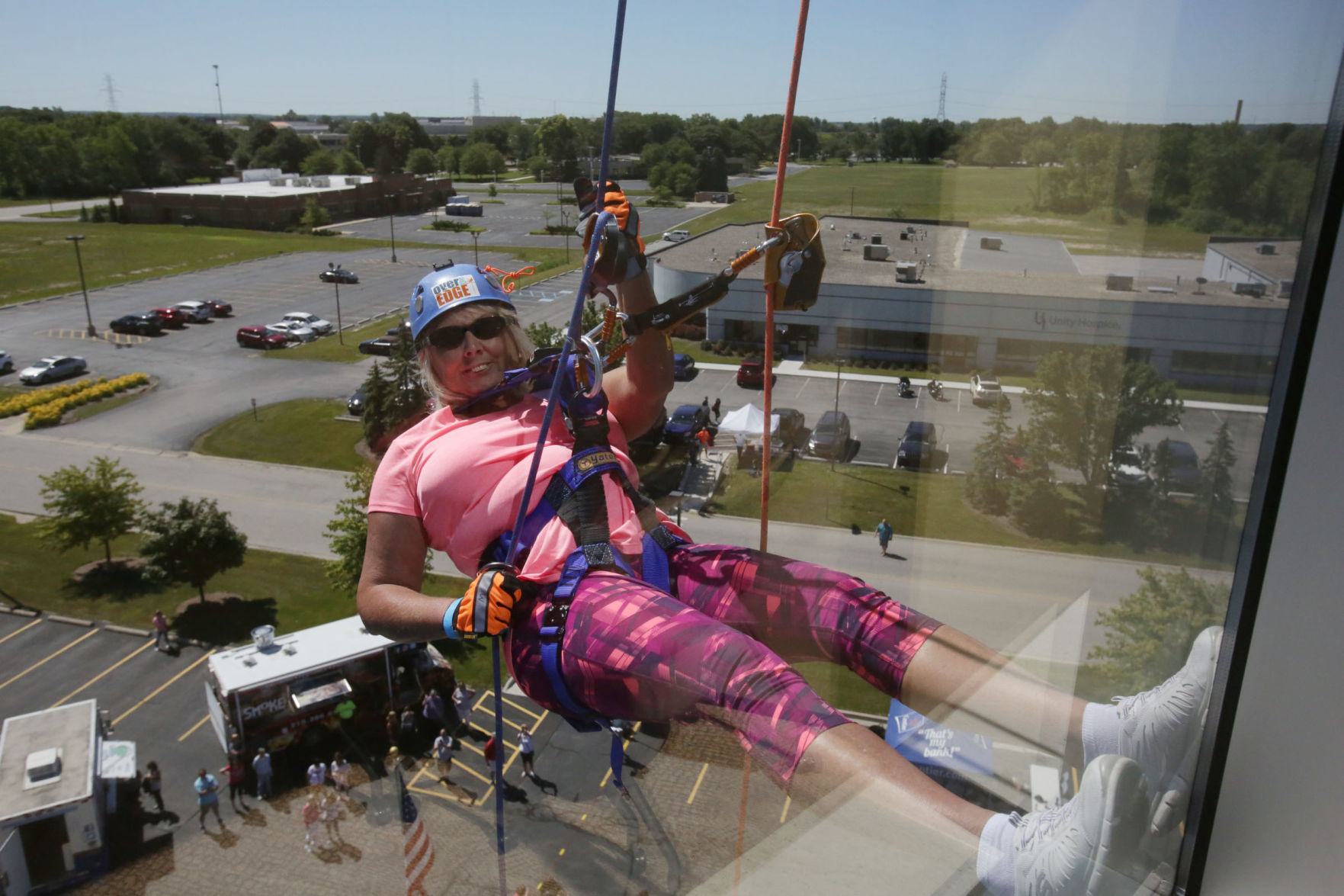 Lake Area United Way Rappelling